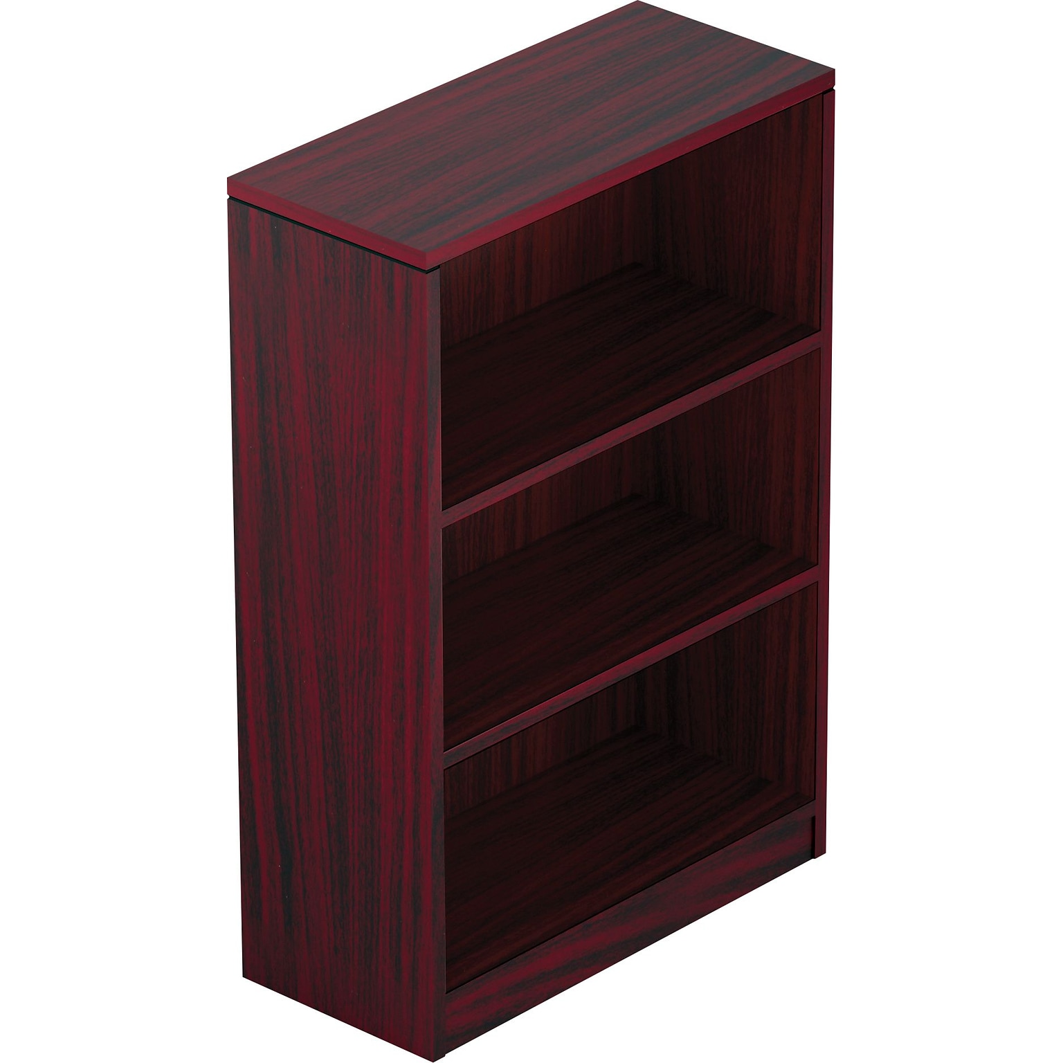 Offices to Go Superior Laminate 48H 2-Shelf Bookcase with Adjustable Shelves, American Mahogany (SL48BC-AML)