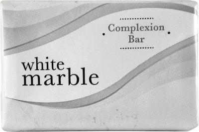 Dial® White Marble Guest Amenities Cleansing Soap, 0.75 oz. Bar, 1000/Carton (DIA06009A)