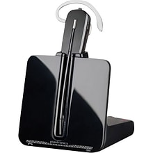 Plantronics CS545-XD Wireless Noise Canceling Mono Headset Microphone, Over-the-Head, Black (88909-0