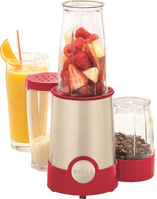 BELLA® 12 Piece Rocket Blender, Red