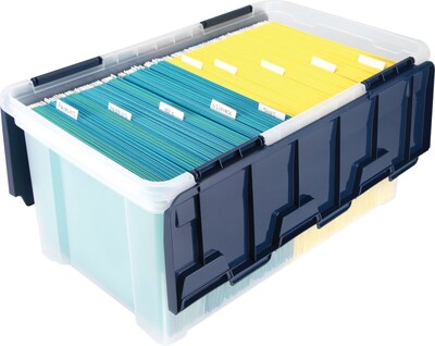 Quill Brand® Wing-Lid Tote; Letter Size