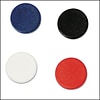 MasterVision Interchangeable Circle Magnets, Assorted Colors, 3/4 Dia, 10/Pack