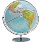 Advantus® 12" Political World Globe, Blue Oceans