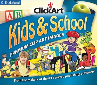 Broderbund ClickArt Kids & School for Windows (1 User) [Download]