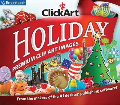 Broderbund ClickArt Holiday for Windows (1 User) [Download]
