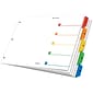 Cardinal® 11" x 17" OneStep® Printable Table of Contents and Dividers, 5-Tab, Multicolor, 1/St