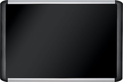 MasterVision Black Fabric Bulletin Board, 48 x72, Aluminum Frame (BVCMVI270301)