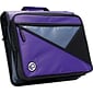 Case It 2" 3-Ring Zipper Binders, Purple (LT-007 PUR)