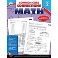 Carson-Dellosa Common Core Connections Math Workbook, Grade 2, Ages 7-8, 96 Pages