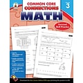 Carson-Dellosa Common Core Connections Math Workbook, Grade 3, Ages 8-9, 96 Pages