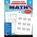 Carson-Dellosa Common Core Connections Math Workbook, Grade 4, Ages 9-10, 96 Pages
