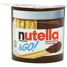 Nutella® on the Go Hazelnut Spread and Breadsticks, 1.8 oz., 12/Box