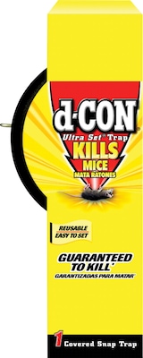 d-Con® Ultra Set® Covered Snap Trap, 6/Case