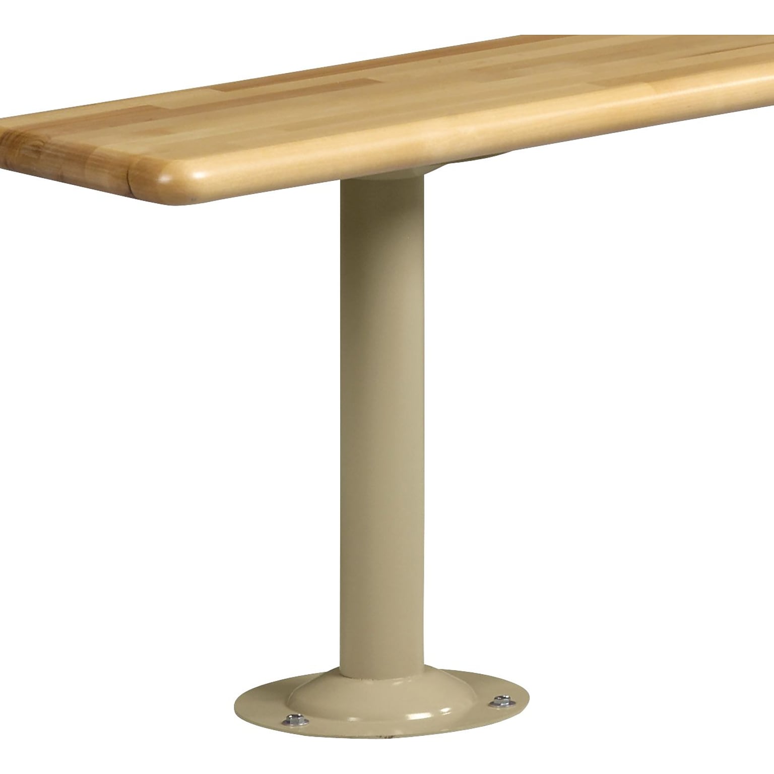 Tennsco Locker Bench Pedestal Only, Sand, 16 1/4H x 9 1/2W (TNN-LBP1SD)