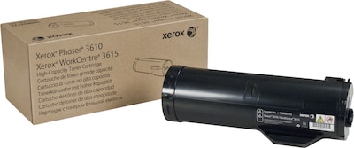 Xerox 106R02722 Black High Yield Toner Cartridge, Prints Up to 14,100 Pages (XER106R02722)