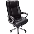 Serta Big & Tall Ergonomic Faux Leather Executive Big & Tall Chair, 350 lb. Capacity, Black (43675OS