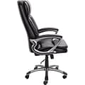 Serta Big & Tall Ergonomic Faux Leather Executive Big & Tall Chair, 350 lb. Capacity, Black (43675OS