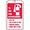 Accuform 5 3/4 x 3 1/4 PF-Cardstock Fire Inspection Tag TO FIRE.., Red On White, 25/Pack (TRS218