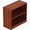 Offices To Go Superior Laminate Bookcase, American Dark Cherry, 1 Shelf, 30H