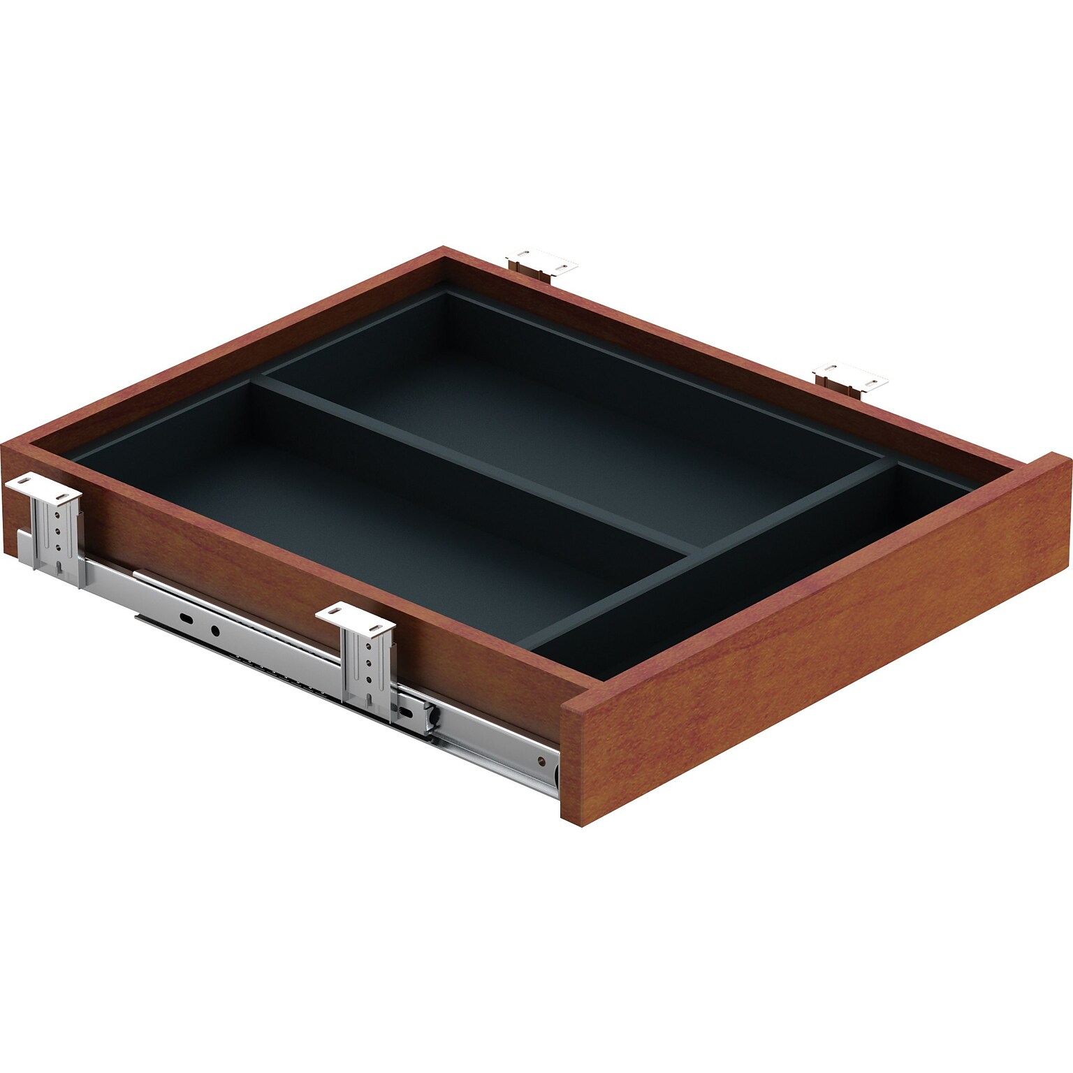 Offices To Go Superior Laminate 20 Center Drawer, American Dark Cherry
