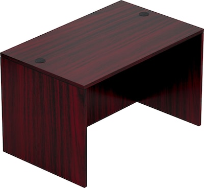 GIS Superior 48 W Computer Desk Shell, American Mahogany (TDSL4830DS-AML)