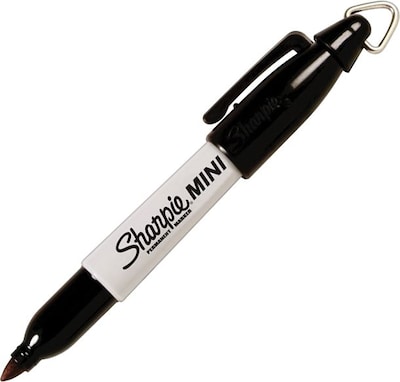 Sharpie Mini Permanent Marker, Fine Tip, Black, 72/Pack (35124)