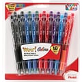 Pentel WOW! Retractable Ballpoint Pens, Medium Point, Assorted Ink, 18/Pack (BK440PC18M)