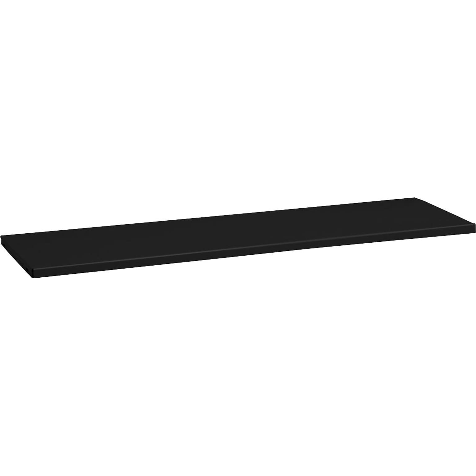 Tennsco Extra Shelf for 18 Deep Bookcase, Supports 120 lb., Black, 3/4H x 36W x 18D (TNN-B345BK)