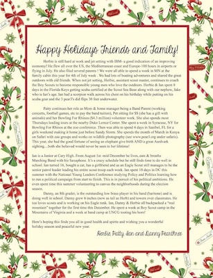 Great Papers® Holiday Stationery Candy Cane & Holly , 80/Count