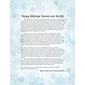 Great Papers® Holiday Stationery Blue Flakes, 80/Count