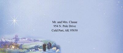 Great Papers® Holiday Card Envelopes Wonderous Light, 40/Count