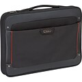 Solo New York Executive Laptop Briefcase, Black/Red Polyester (STL140-4)