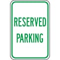 Accuform Reflective RESERVED PARKING Parking Sign, 18 x 12, Aluminum (FRP206RA)