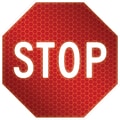 Accuform Prismatic Reflective STOP Regulatory Traffic Sign, 18 x 18, Aluminum (FRR036)