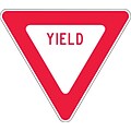 Accuform Reflective YIELD Regulatory Traffic Sign, 24 x 24, Aluminum (FRR424RA)