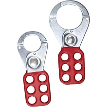 Accuform STOPOUT Standard Lockout Scissor Hasp With 1Dia Opening, Red (KDD107)