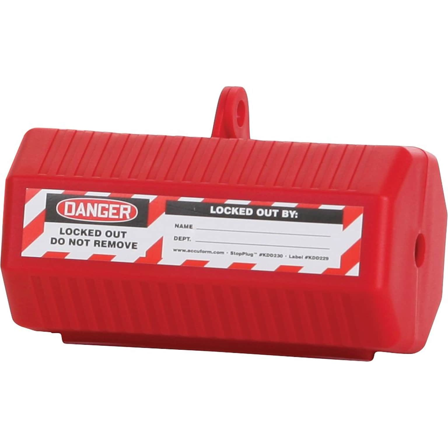 Accuform STOPOUT StopPlug Multi Plug Lockout, Red (KDD230)