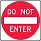 Accuform Reflective "DO NOT ENTER" Regulatory Traffic Sign, 24" x 24", Aluminum (MR5124HP)