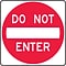 Accuform Reflective DO NOT ENTER Regulatory Traffic Sign, 24 x 24, Aluminum (MR5124HP)