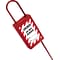 Accuform STOPOUT Plastic Disposable Padlock Seal, Red, 10/Pack (TLS202)