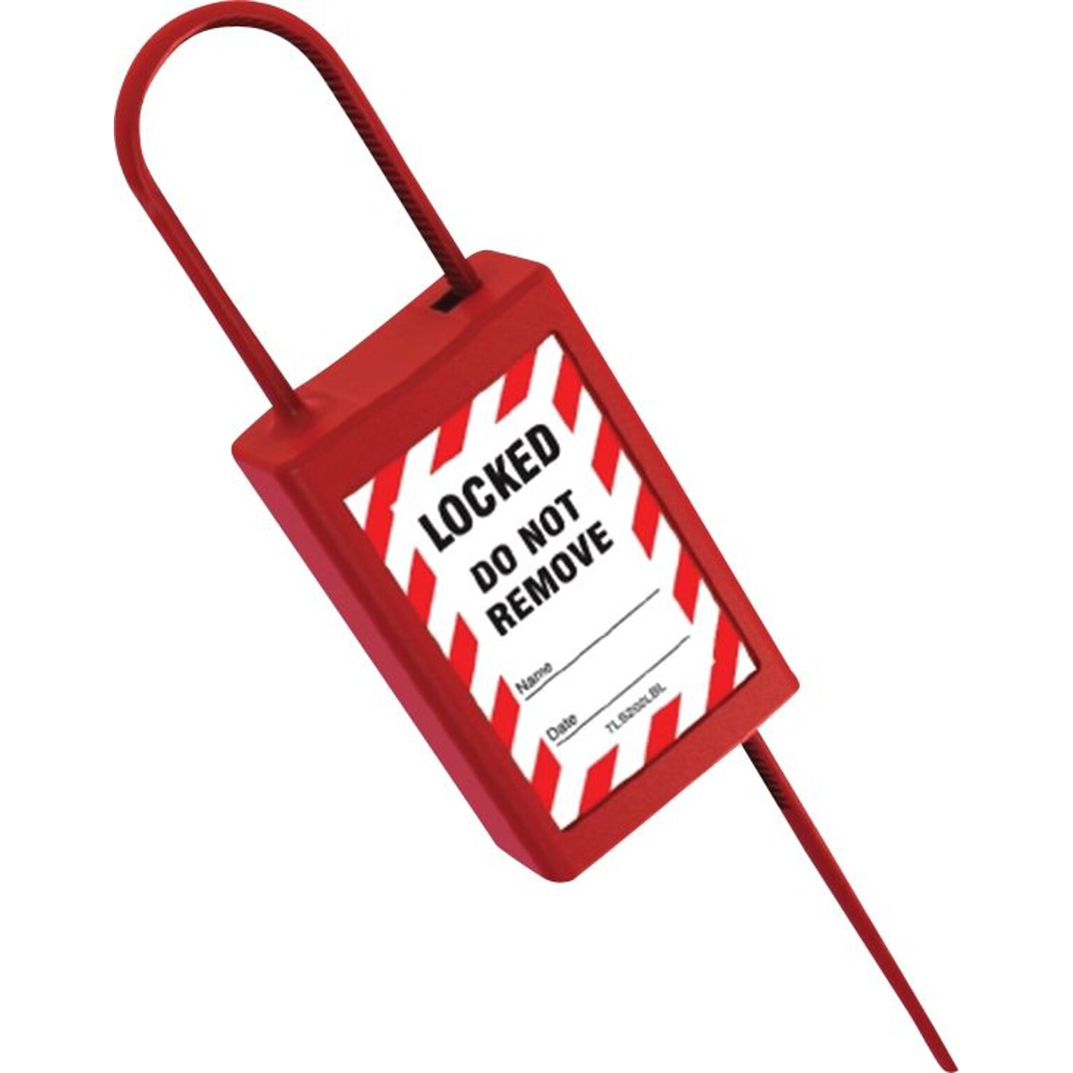 Accuform Signs® STOPOUT® Plastic Disposable Padlock Seal, Red