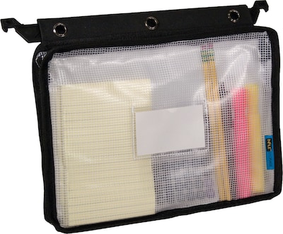 Advantus Mesh Binder Pocket, Black (50904)