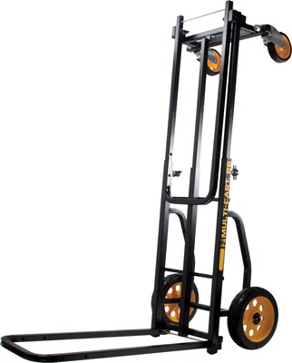 Advantus 8-Way Multi Cart Hand Truck, 500-lb. Capacity, Black (86201)