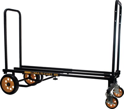 Advantus 8-Way Multi Cart Hand Truck, 500-lb. Capacity, Black (86201)