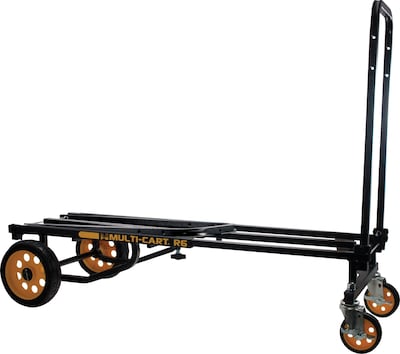 Advantus 8-Way Multi Cart Hand Truck, 500-lb. Capacity, Black (86201)
