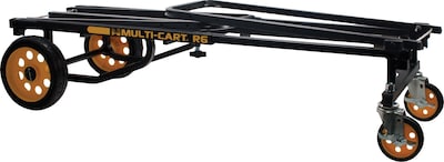 Advantus 8-Way Multi Cart Hand Truck, 500-lb. Capacity, Black (86201)