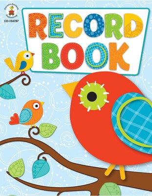 Carson-Dellosa™ Boho Birds Record Book, Grades K - 8
