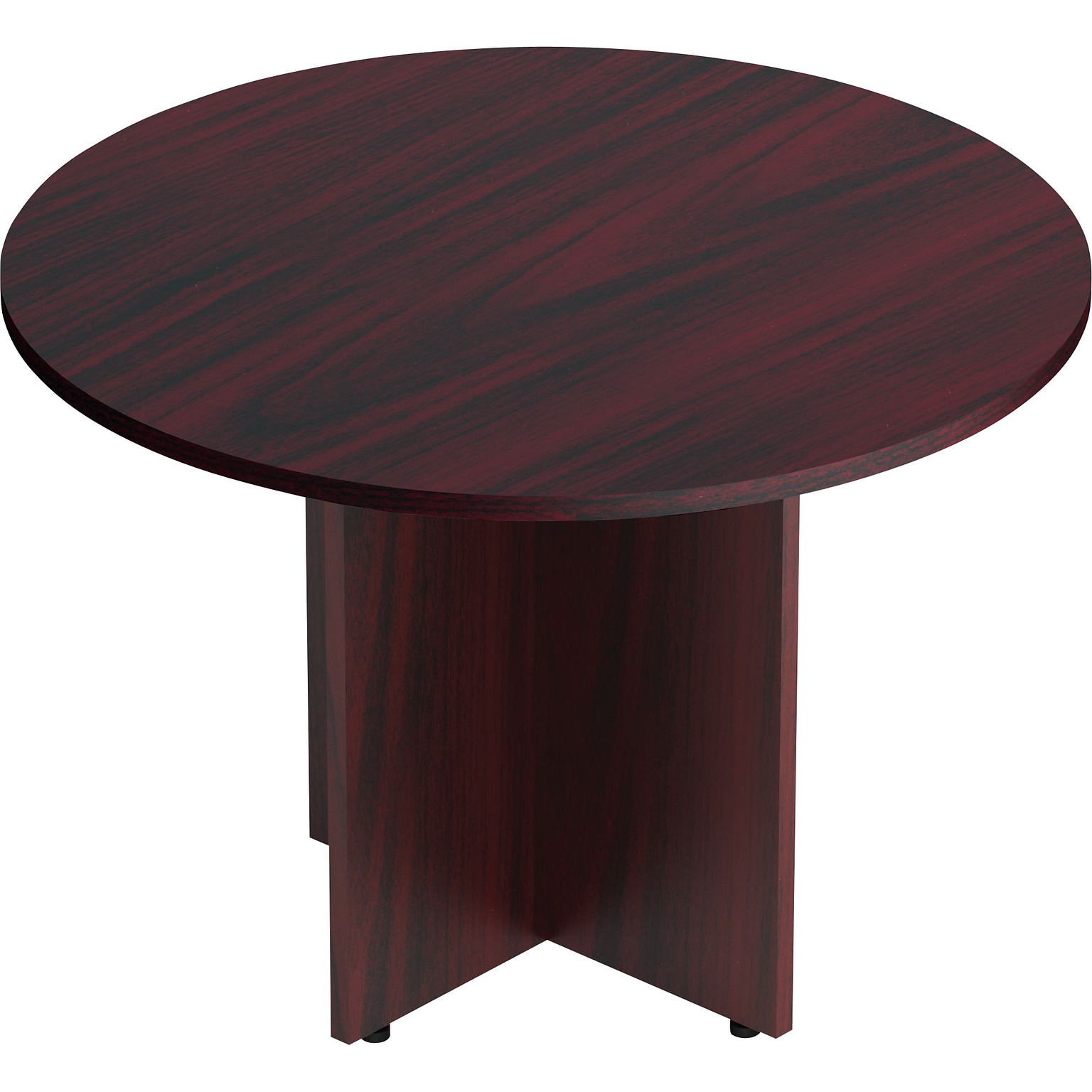 Offices To Go 42 Dia. Superior Laminate Round Conference Table, American Mahogany (TDSL42RAML)