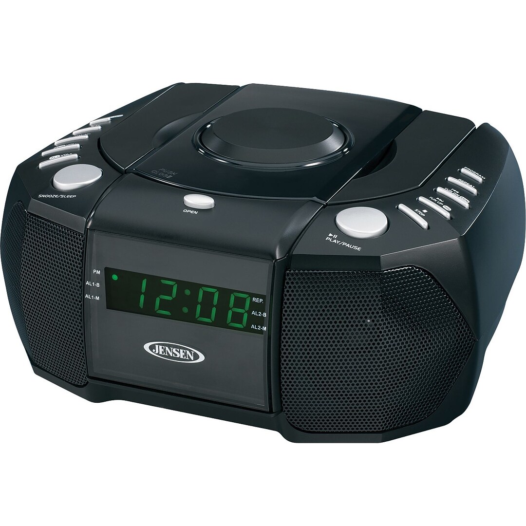 Jensen Radios Jcr 310 Dual Alarm Am Fm Cd Clock Radio Quill Com