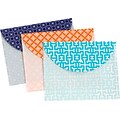 Globe-Weis File Pocket, Letter Size, Multicolor, 3/Pack (95195)